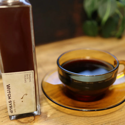 魔女のシロップ　琥珀色(こはくいろ)　薬膳コーディアル　WITCH SYRUP